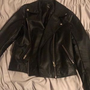 Faux Leather Jacket